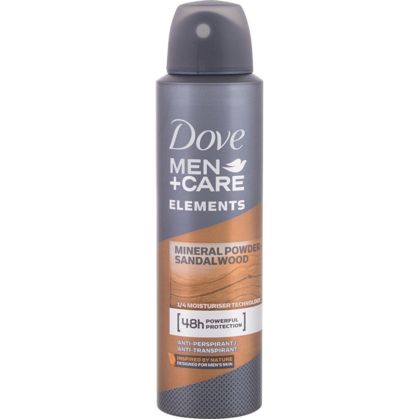 Dove Men+ Care Elements Mineral Powder Sandalwood Body Spray, 150ml