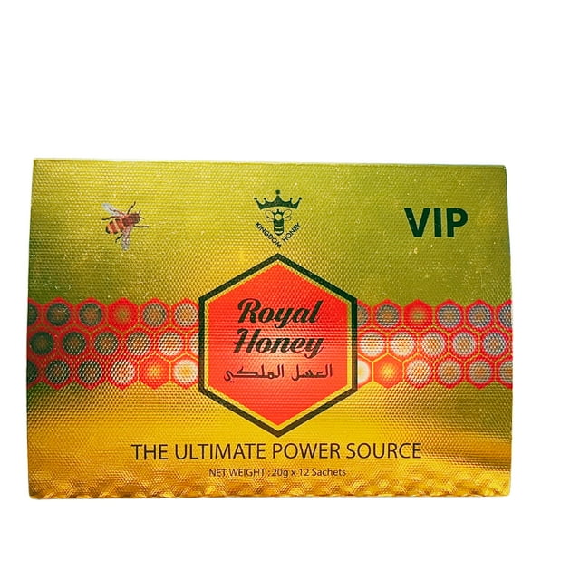 V.I.P Plus Royal Kingdom Honey, 1 Pack of 12 Sachets