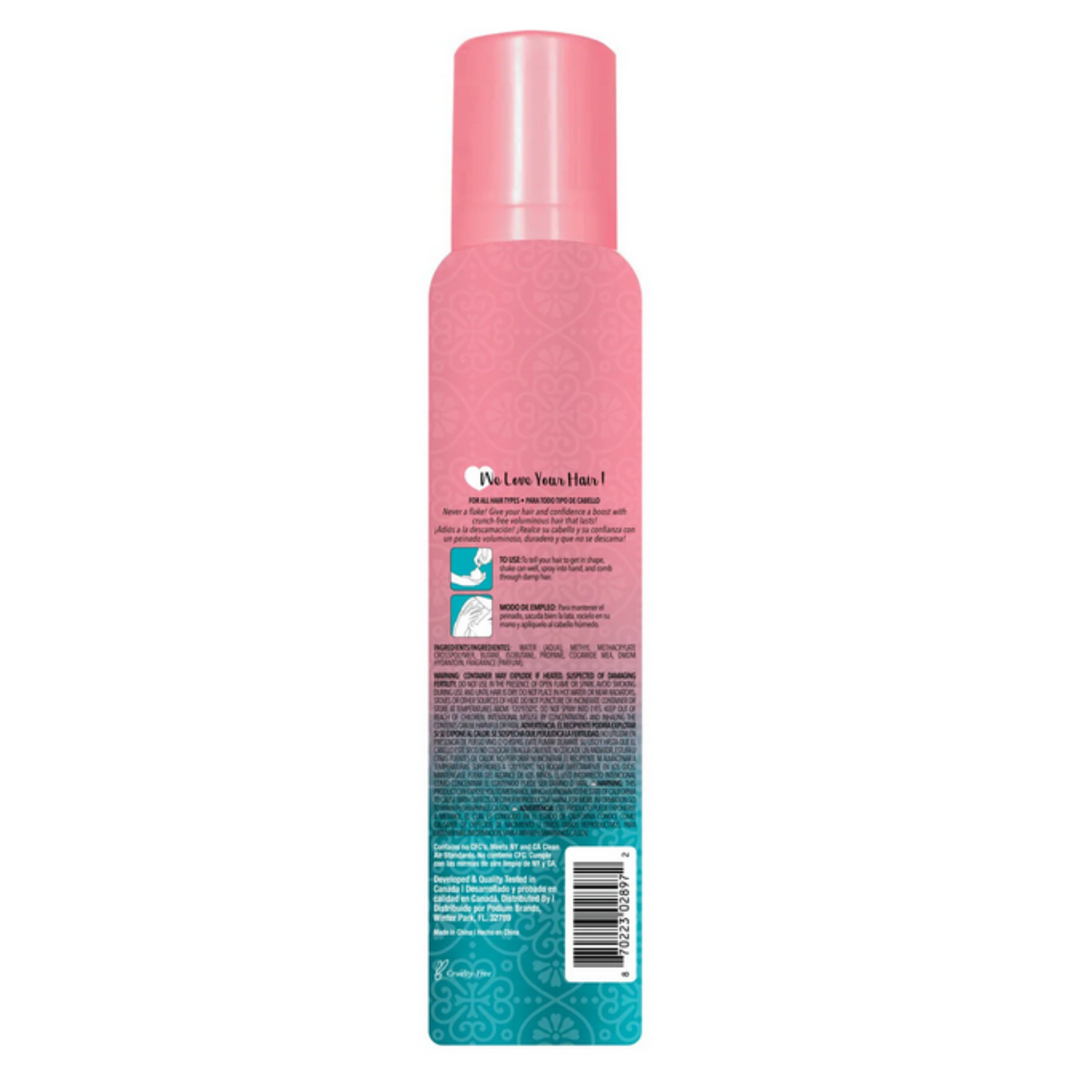 Salon Selectives EXTRA HOLD HAIR MOUSSE # 3 Anti-Frizz Crunch Free |1 Pc per Pack