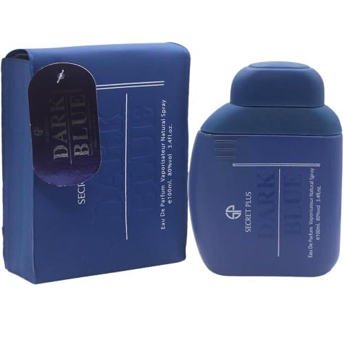 DARK BLUE (SP) Eau de Parfum 3.4 FL. Oz Aromatic Fougere fragrance for men.