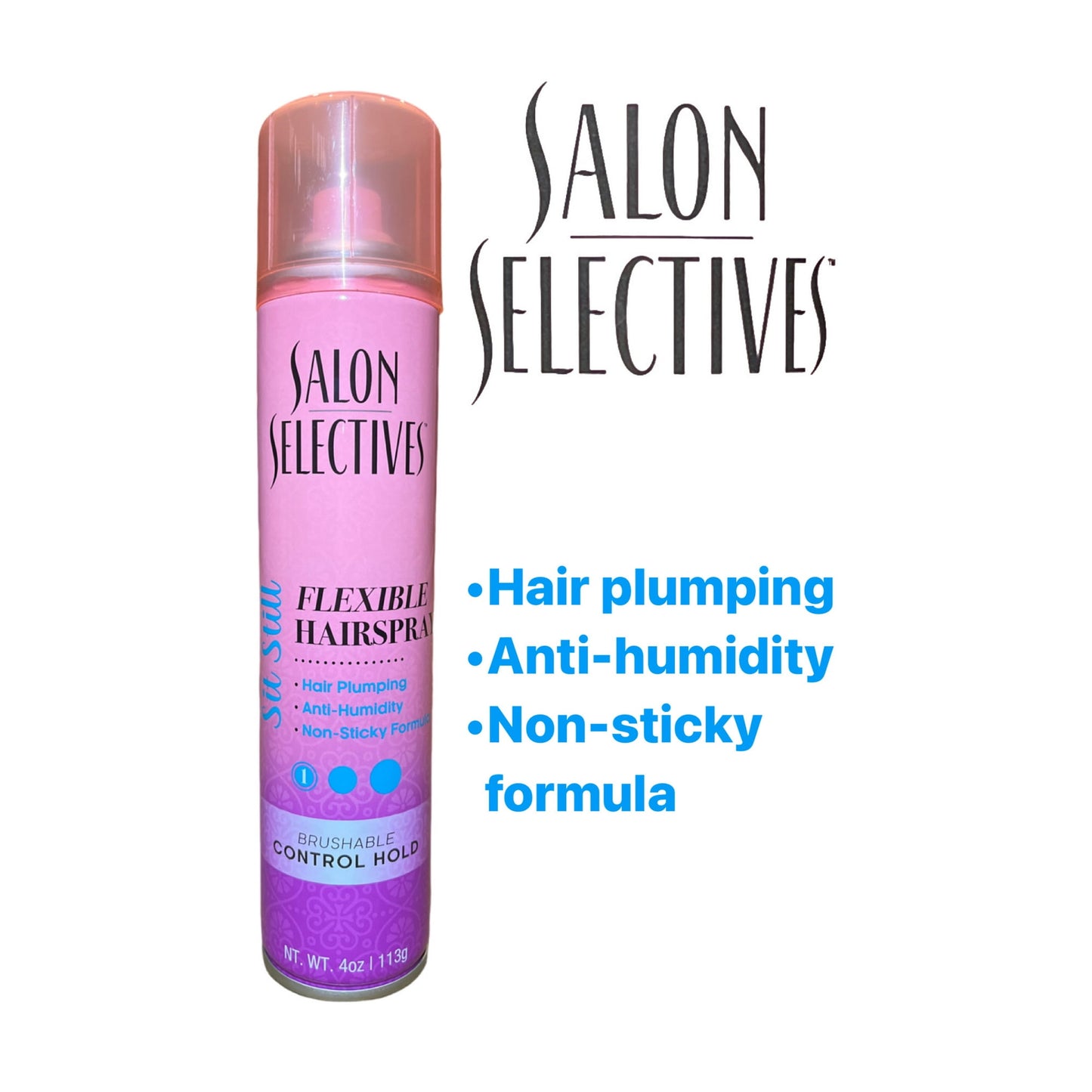 Salon Selectives Unscented Extra-Hold Hair Spray, 4-oz |1 Pc per Pack