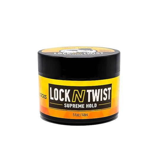 AllDay Locks Lock N Twist | Locking Gel, Re-Twist Locks, Supreme Hold | Smooths & Tames Frizz, Flake Free, Soft Finish | 5 oz