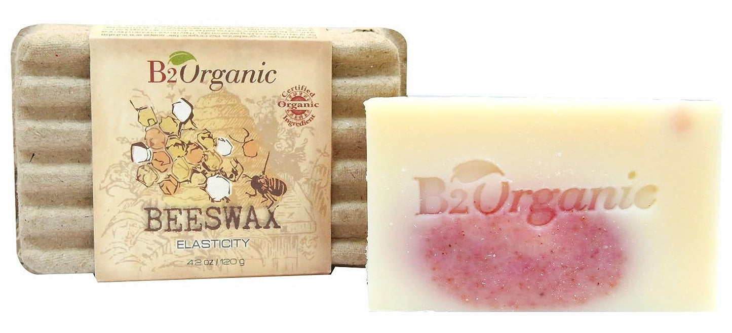 B2Organic Cold Process Organic Soap (BEESWAX)