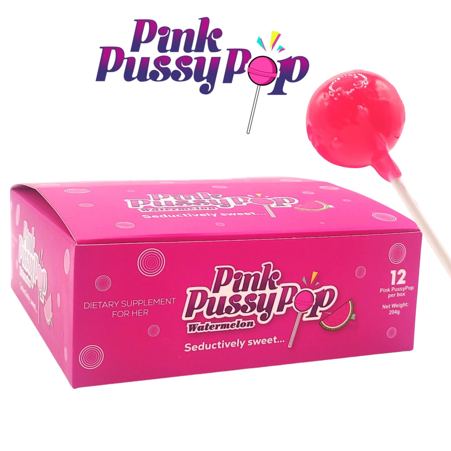 PinkPussyPop Watermelon Lollipop