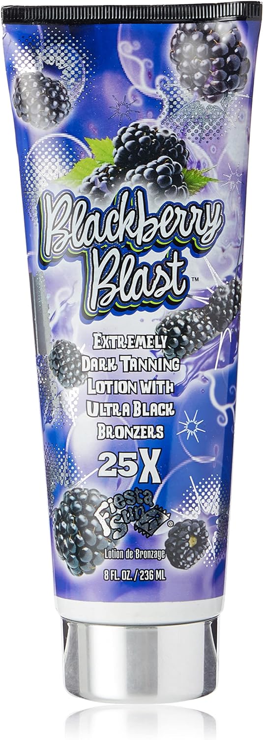 Fiesta Sun BLACKBERRY BLAST 25x Bronzer Tanning Lotion 240ml |Pack of 2