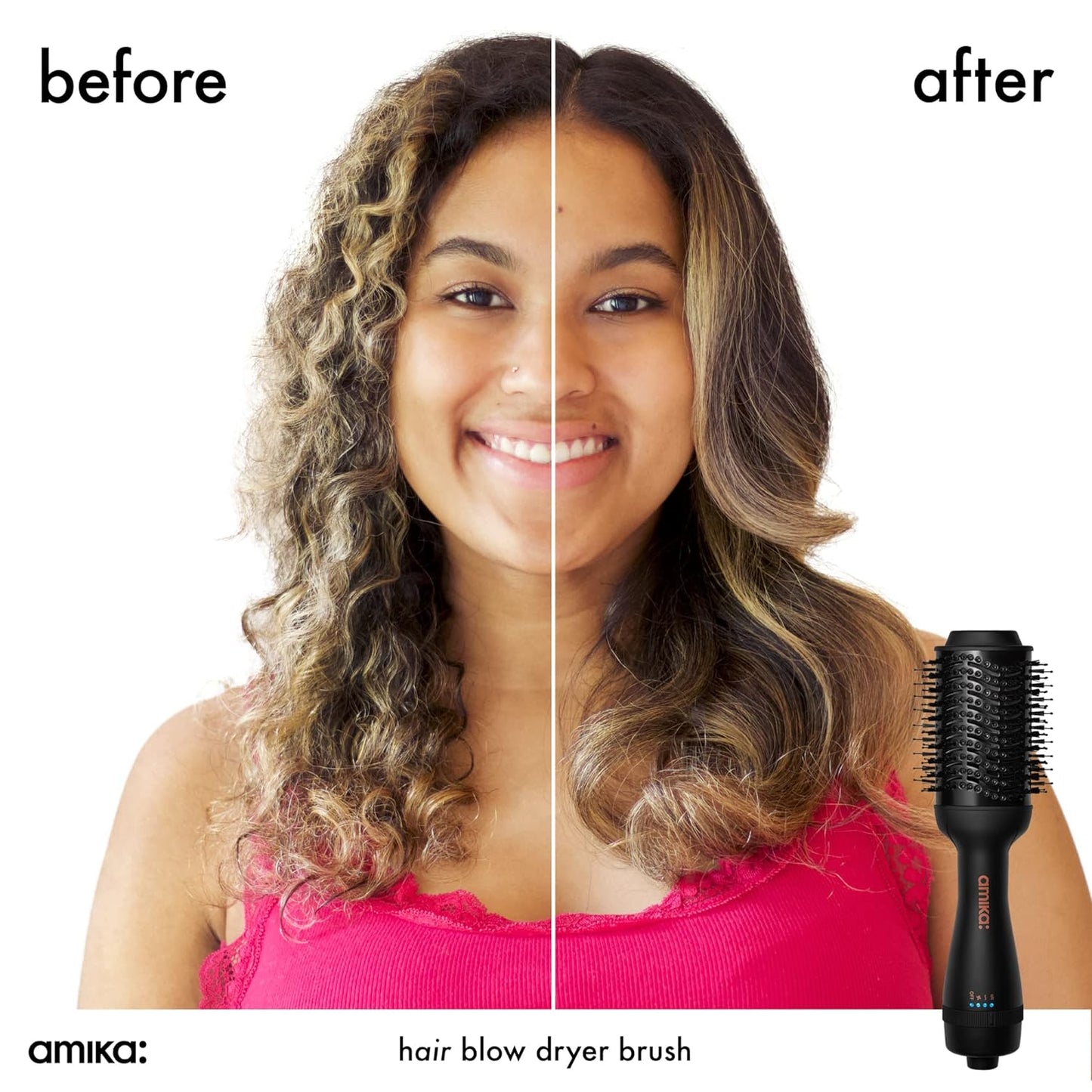 amika Hair Blow Dryer Brush 2.0