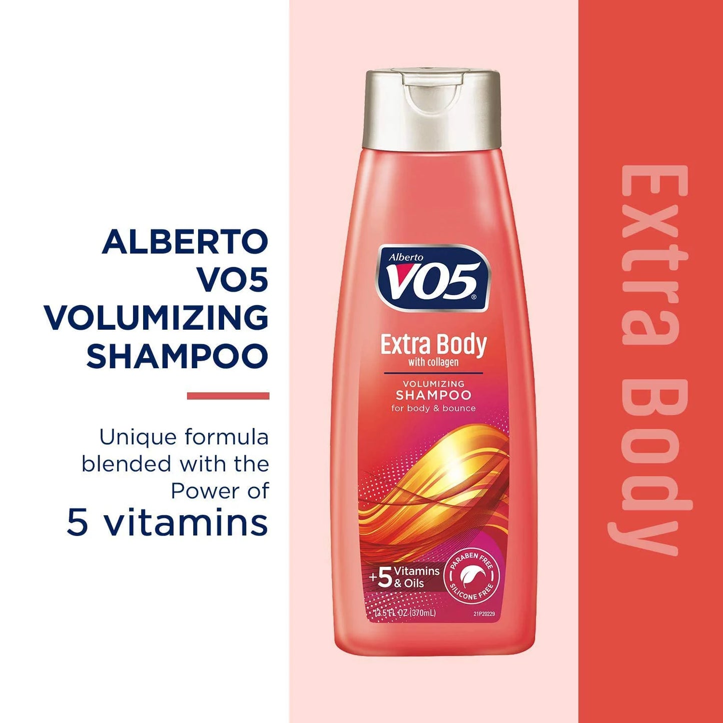 VO5 - Extra Body with collagen - Shampoo - 15 FL OZ (443 ML ) Large Size
