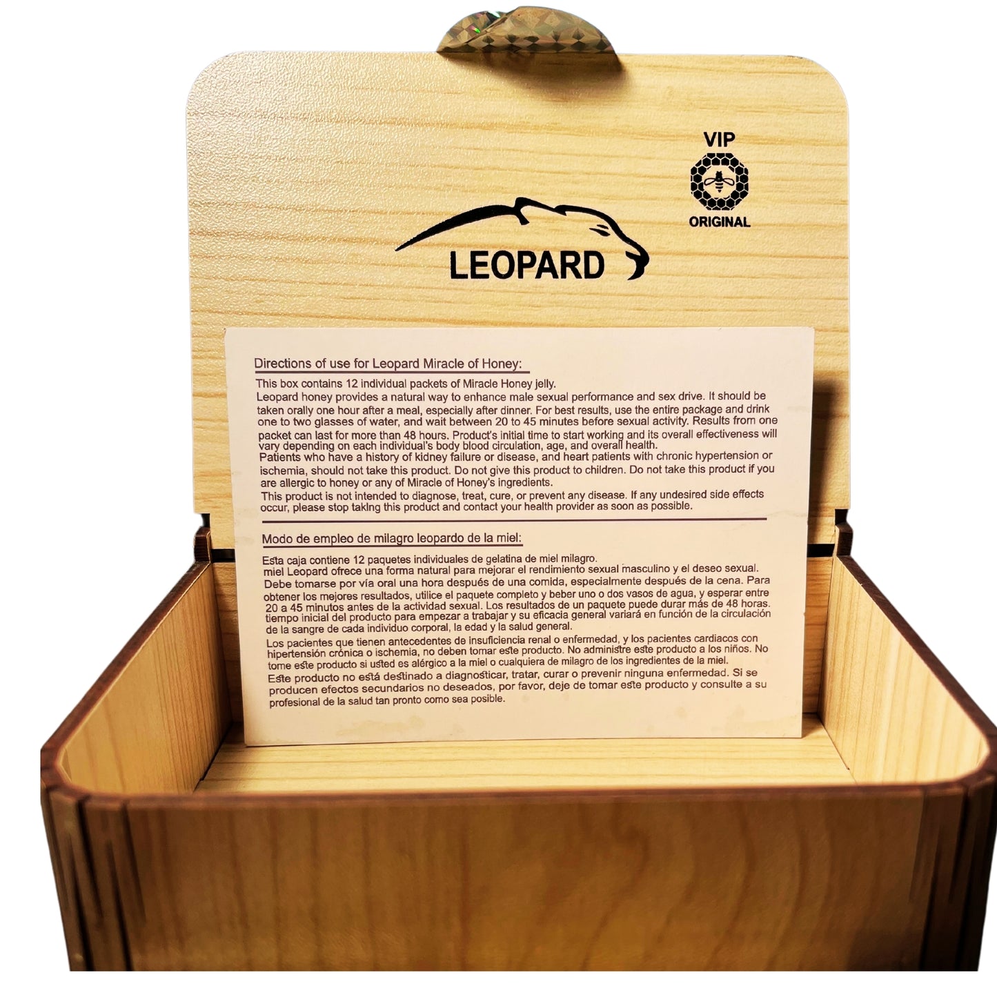 Leopard Original Miracle Honey, 12 Sachets per Pack |Pack of 1