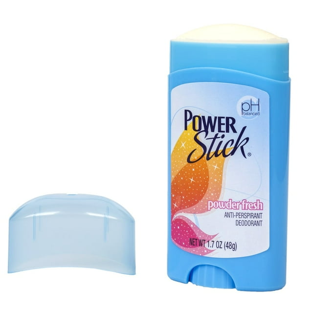 Power Stick Powder Fresh Scented Antiperspirant Deodorant, 2.15 oz Each, Pack of 3