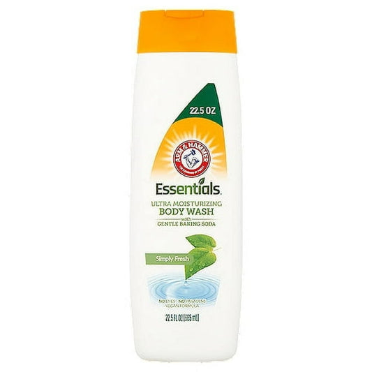 Arm & Hammer Essentials Simply Fresh Ultra Moisturizing Body Wash, 15 Fl oz