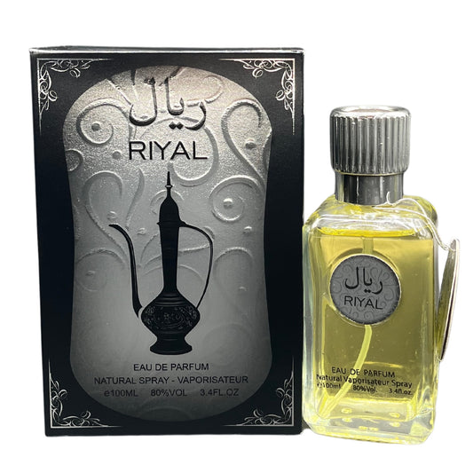 Atika Perfumes Riyal Men's Arabic Perfume, EAU DE PARFUM, 100ml 3.4 fl oz (Pack of 1), ريال عطر للرجال