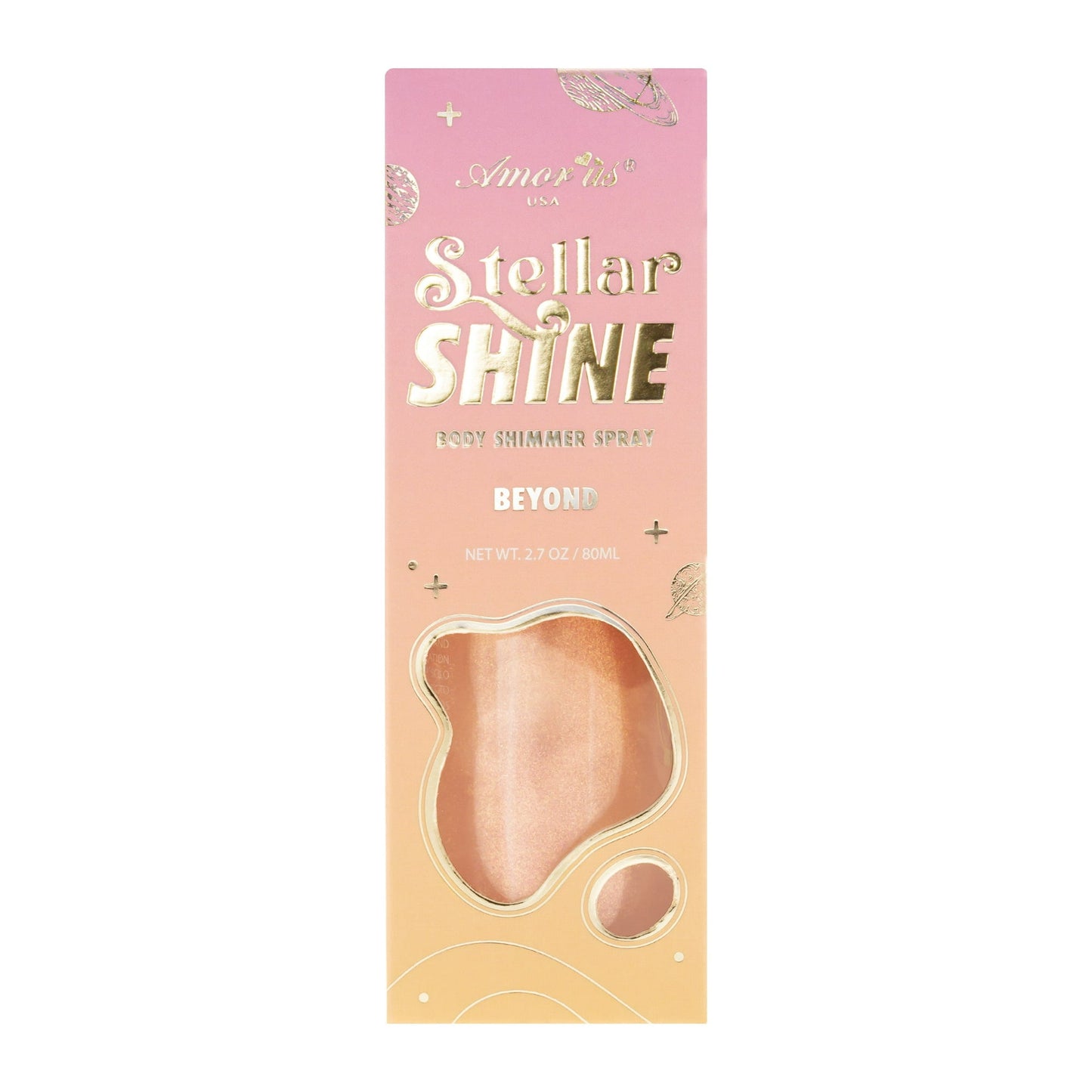 Beyond - Stellar Shine Body Shimmer Spray By Amor US|1 Pc per Pack