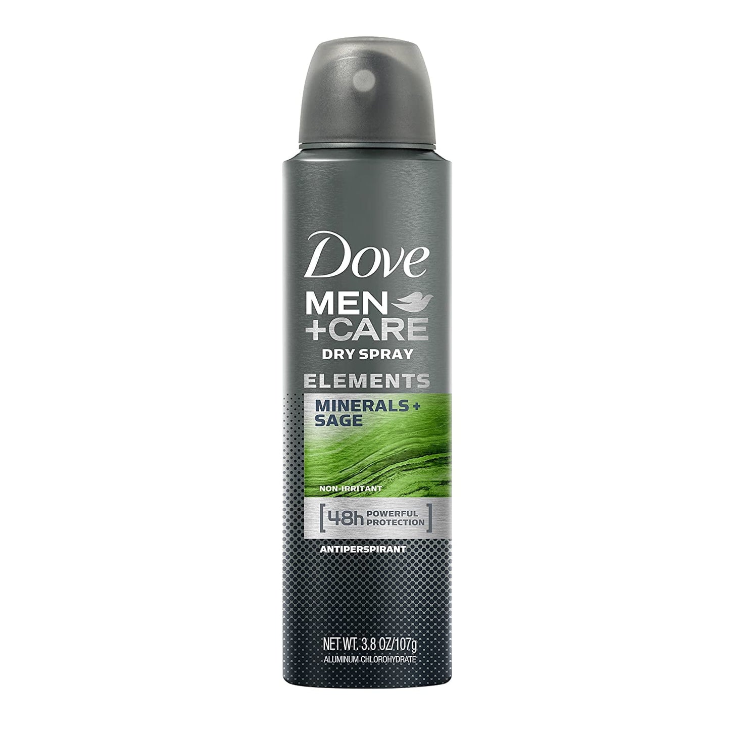 Dove Men+Care Elements Antiperspirant Dry Spray, Minerals + Sage, 3.8oz |1 Pc per Pack