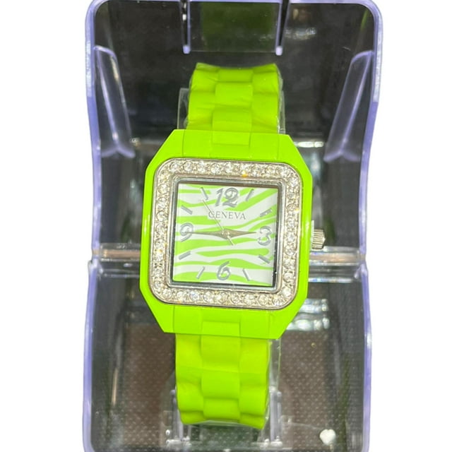 Fashion Watch for Women, Zebra, Silicone Band |Available in 11 different colors