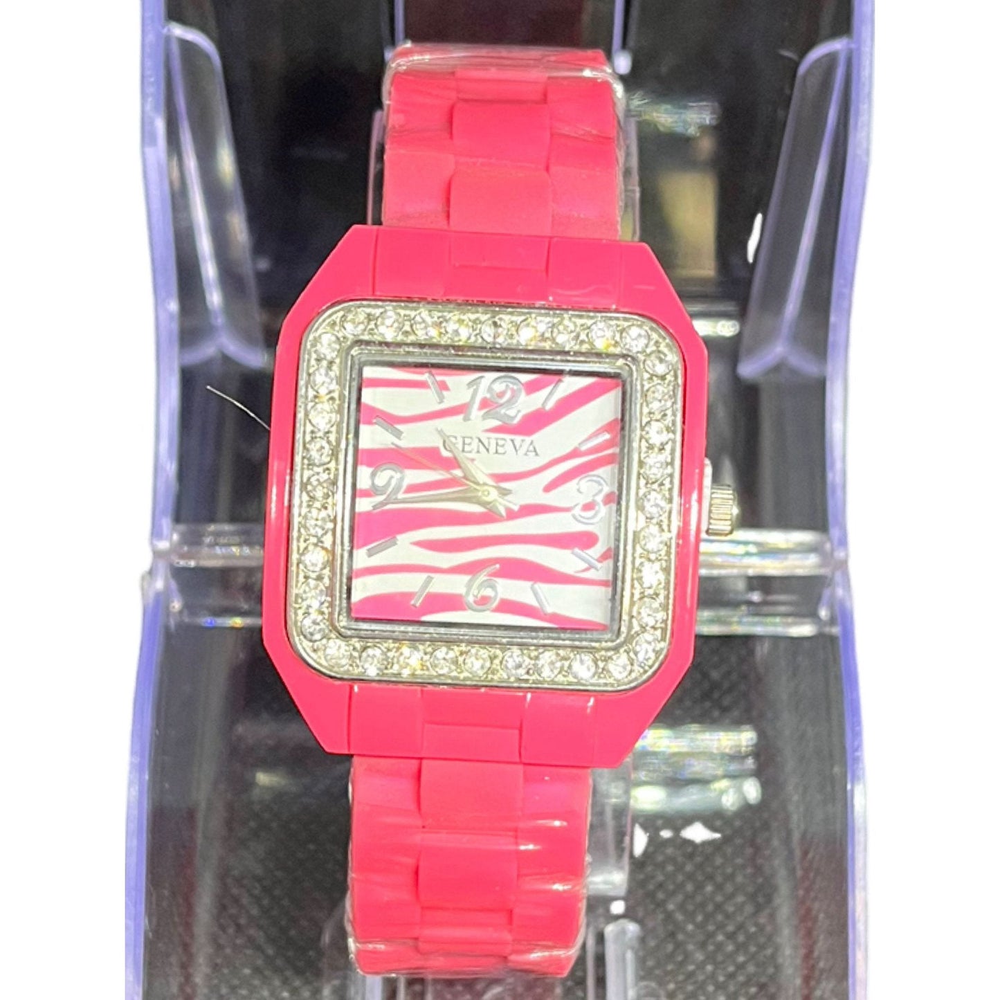 Fashion Watch for Women, Zebra, Silicone Band |Available in 11 different colors