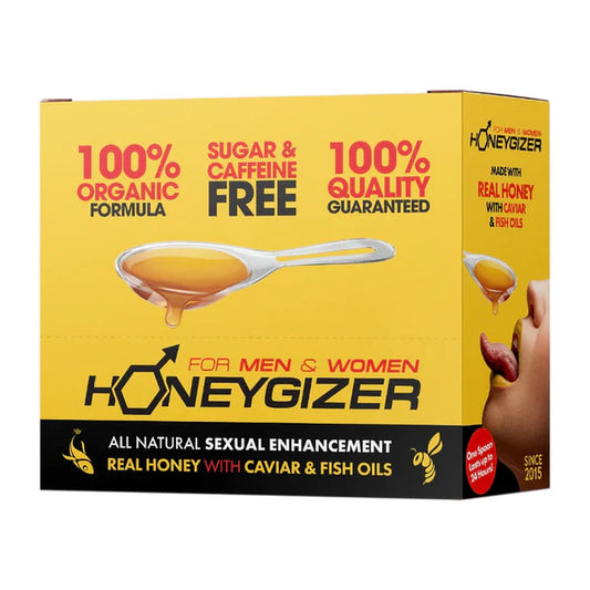 HONEYGIZER- Real Honey With Caviar & Fish Oils (24 Spoons)