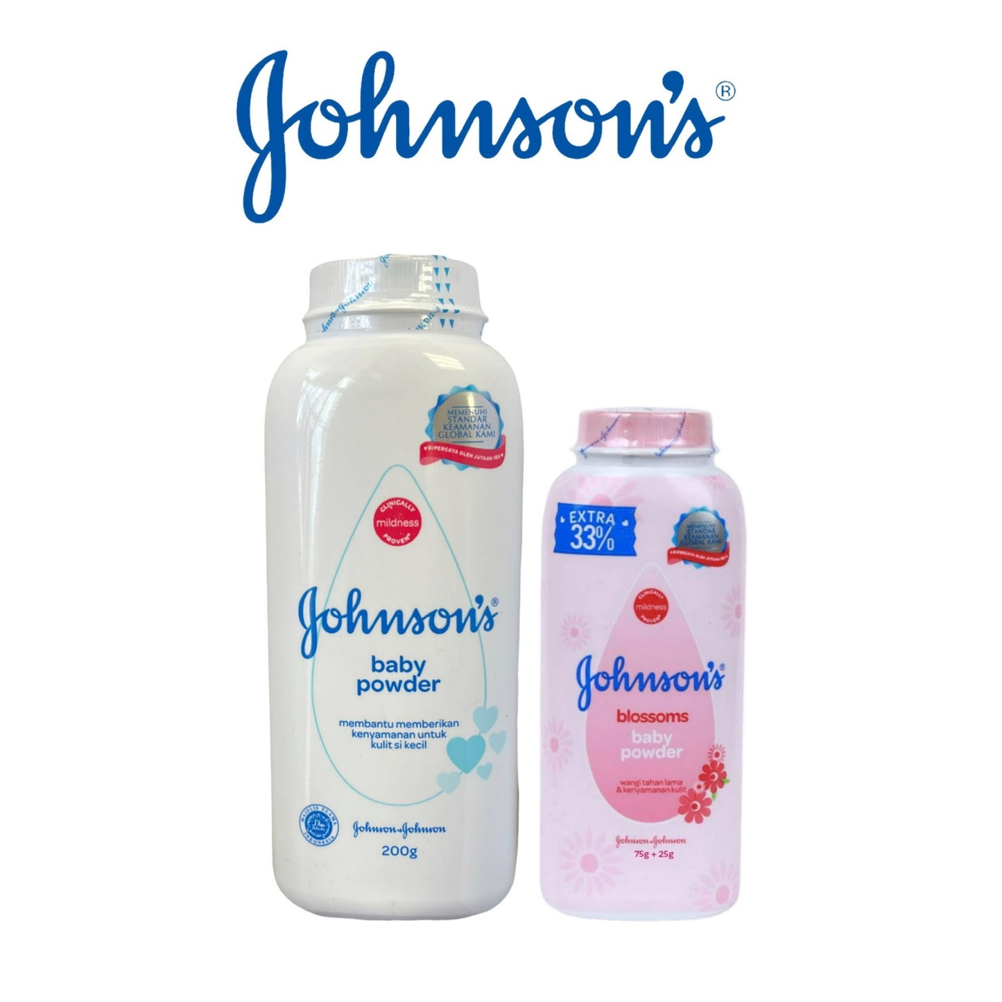 Johnson's Baby Powder Offer | 1 Pc Original (200g) + 1 Pc Blossoms (100g)