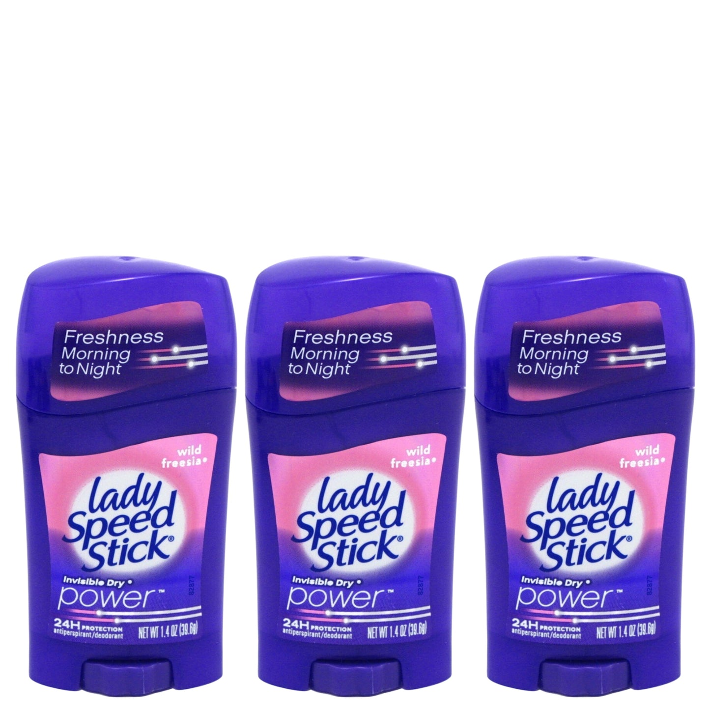 Lady Speed Stick Wild Freesia Fresh Infusions, 24H Protection, 1.4 oz deodorant, Pack of 3