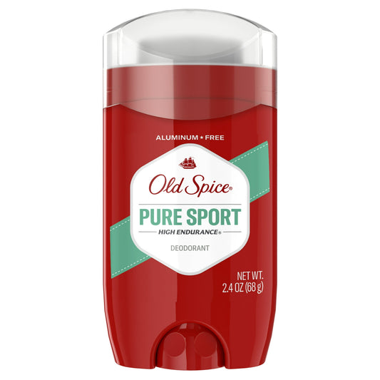 Old Spice High Endurance Deodorant for Men, Aluminum Free, Pure Sport Scent, 2.4 oz