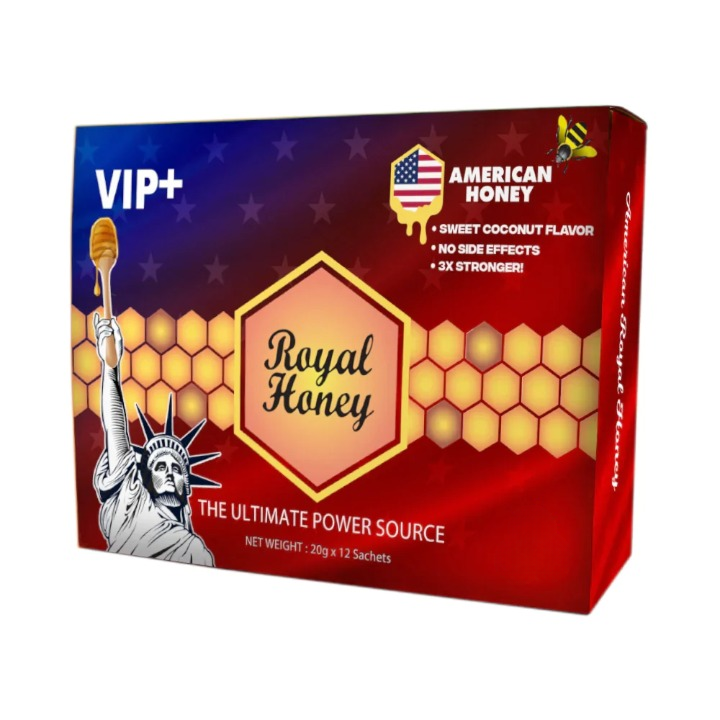 VIP Royal Honey Sweet Coconut American Honey USA 12 Sachets