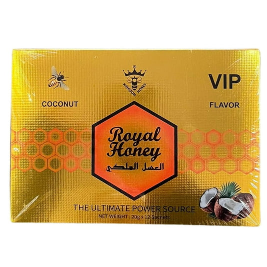 Royal V.I.P. Honey Coconut Flavor (20g x 12) |Pack of 1