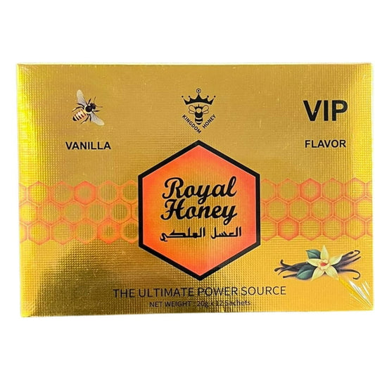 Royal V.I.P. Honey Vanilla Flavor (20g x 12) |Pack of 1