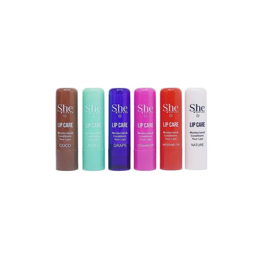 S.HE Makeup Lip Care Balm 0.16oz/ 4.5g Each, 1 Pc per Pack