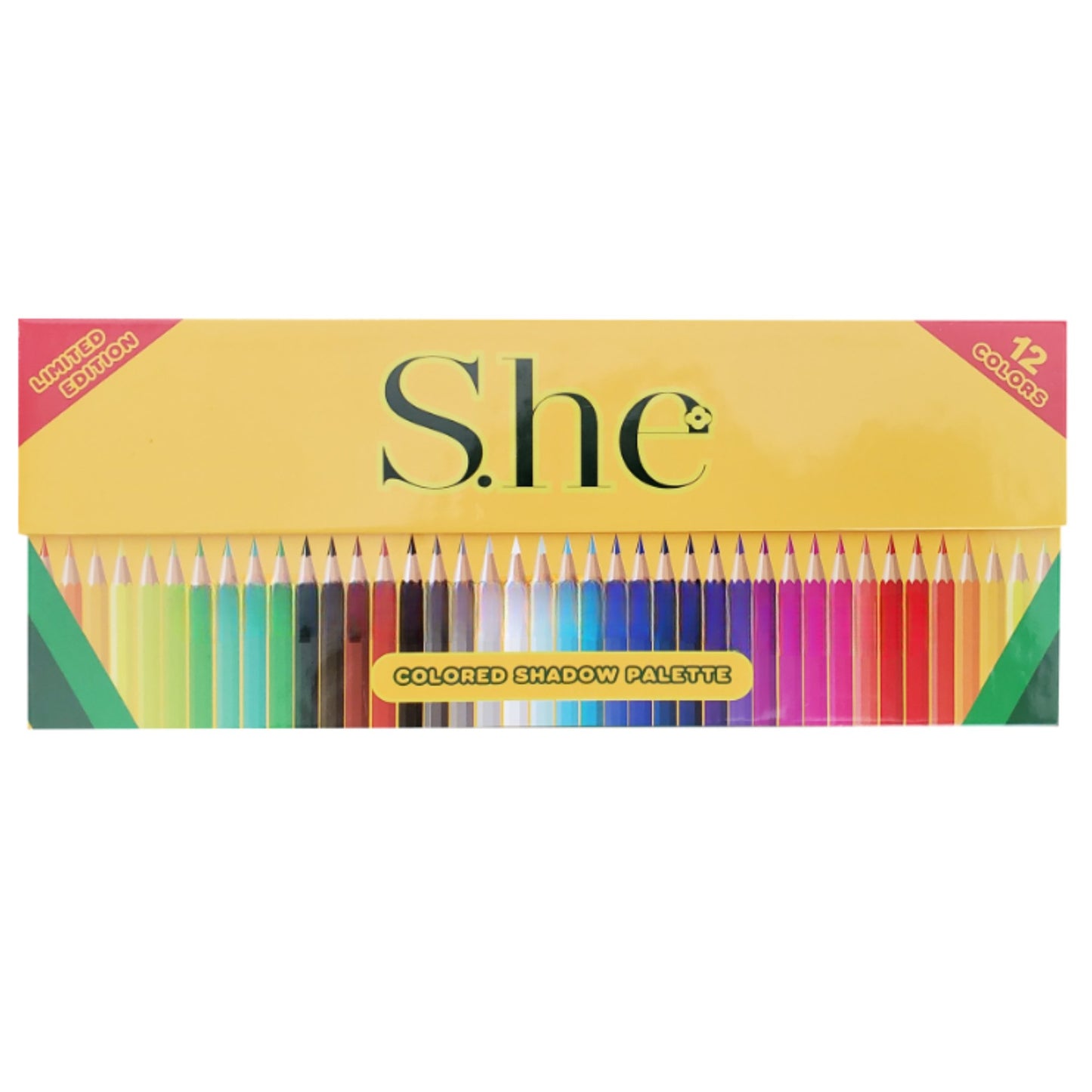 S.HE Makeup 12 Colors Eyeshadow Palette