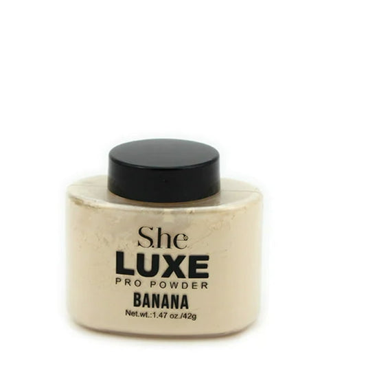 S.He Makeup Luxe Pro Powder - Banana, Pack of 2