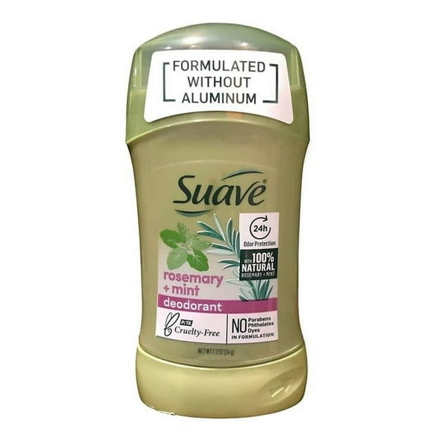 Suave Rosemary + Mint Deodorant (Pack of 3), 1.2-oz. Each