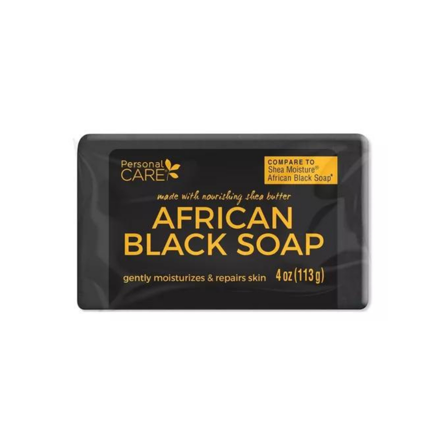 Personal Care African Black Soap, Moisturize & Repair, 4 OZ