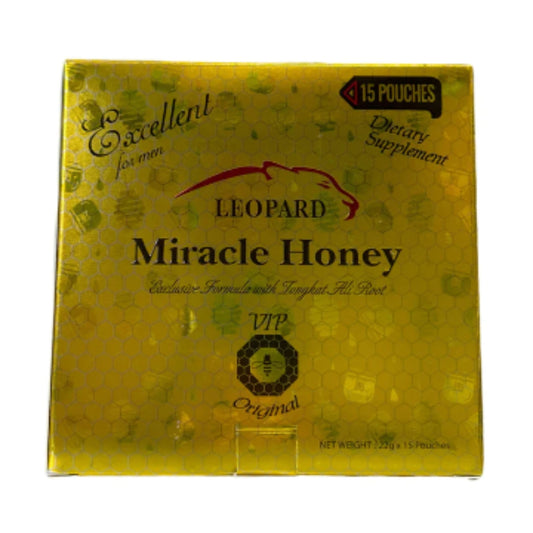 Leopard Miracle Honey , 15 Pouches, Pack of 1