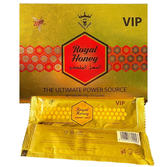 V.I.P Plus Royal Kingdom Honey, 1 Pack of 12 Sachets
