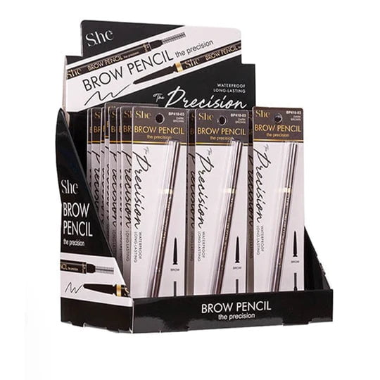 SHE MAKEUP- Eyebrow Pencil, Brown Color, 1 Pc per Pack