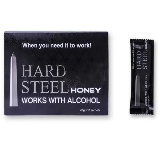 Hard Steel Honey, 20g x 12 Sachet, Effects in 30 minutes