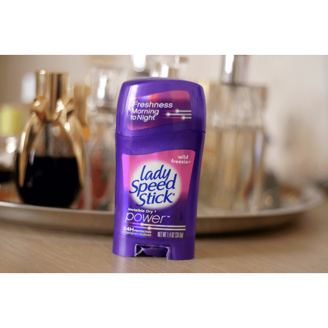 Lady Speed Stick Wild Freesia Fresh Infusions, 24H Protection, 1.4 oz deodorant, Pack of 3