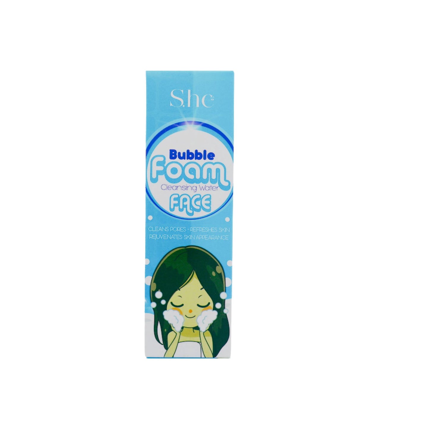 S.HE Bubble Foam Face Coconut Fragrance, Pack of 1