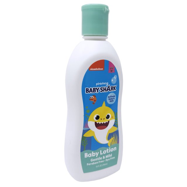 Nickelodeon Baby Shark Gentle and Mild Baby Lotion, 10 fl oz Each, Pack of 3