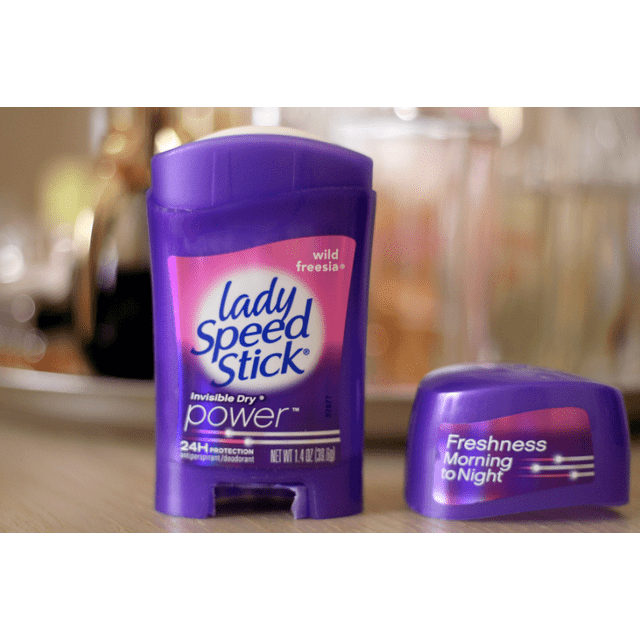 Lady Speed Stick Wild Freesia Fresh Infusions, 24H Protection, 1.4 oz deodorant, Pack of 3