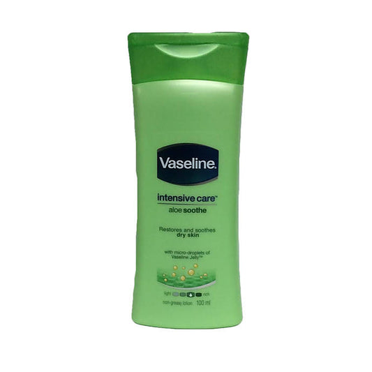 Vaseline Non Greasy Intensive Care Body Lotion, Aloe Soothe |3.4 Fl.Oz ,100 ml (Flight Friendly Size)