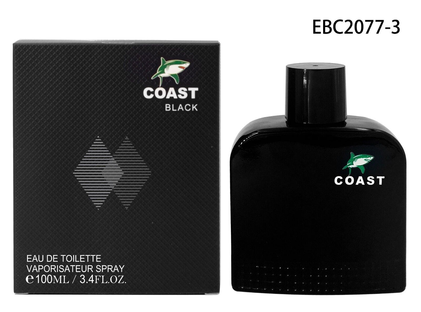 Coast Black Eau De Toilette For Men, 100ml/3.4 OZ