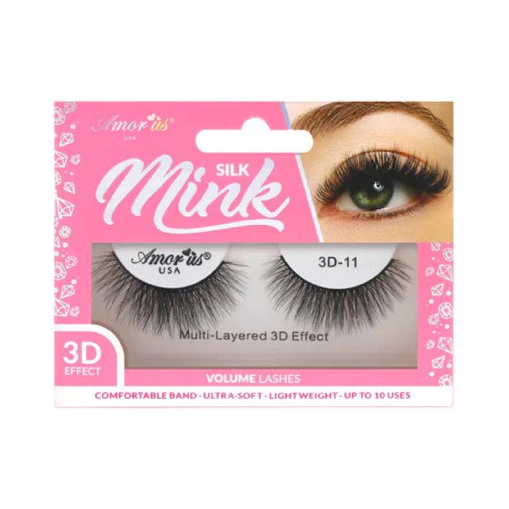 3D Silk Mink Lashes By AmorUS