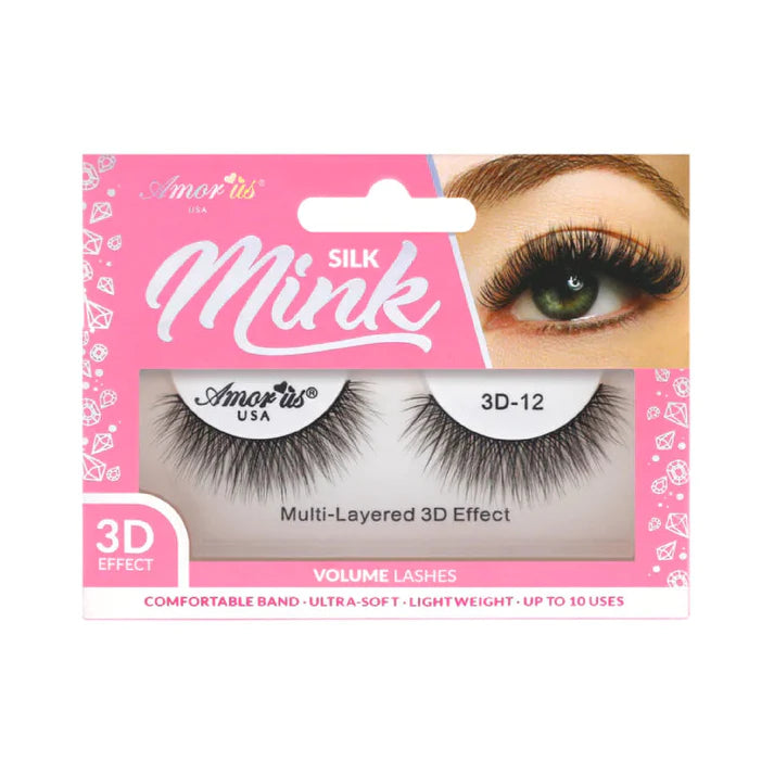 3D Silk Mink Lashes By AmorUS