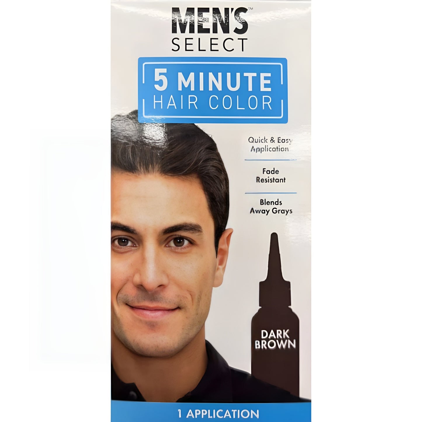 MENS SELECT 5 MINUTE HAIR COLOR| DARK BROWN |1 Pc per Pack