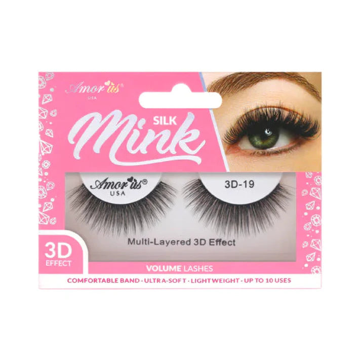 3D Silk Mink Lashes By AmorUS