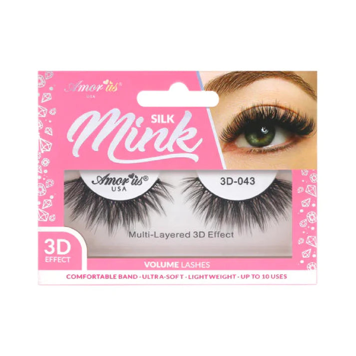 3D Silk Mink Lashes By AmorUS