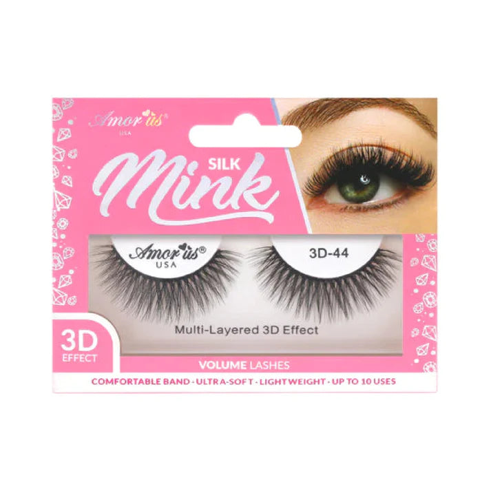 3D Silk Mink Lashes By AmorUS