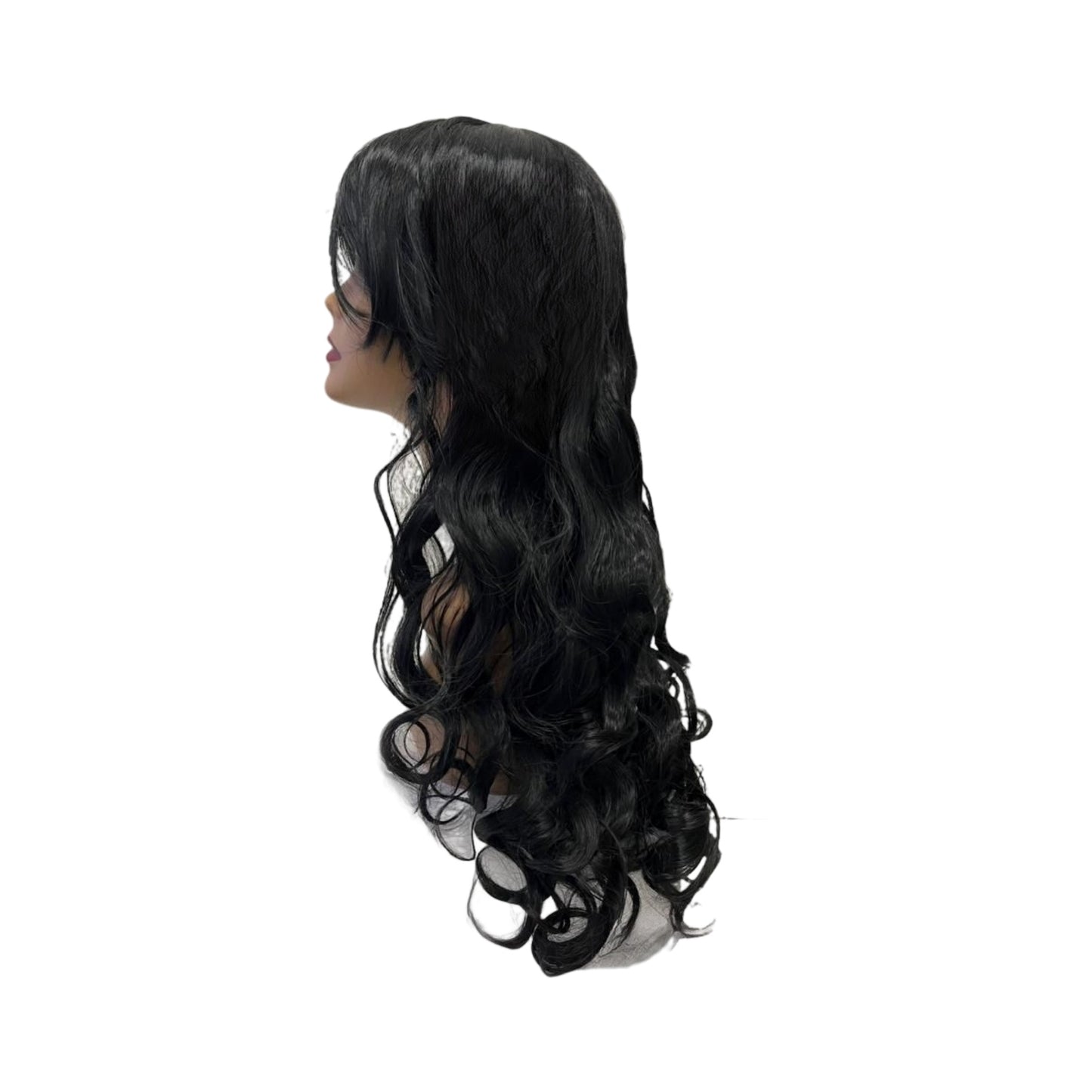 Long Synthetic Wig (#1) | A-011 | 28 inches | Durable | Breathable Cap