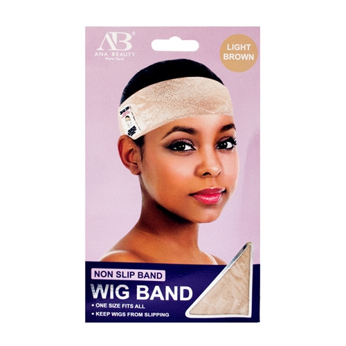 Ana Beauty Non Slip Velvet Wig Band | Light Brown