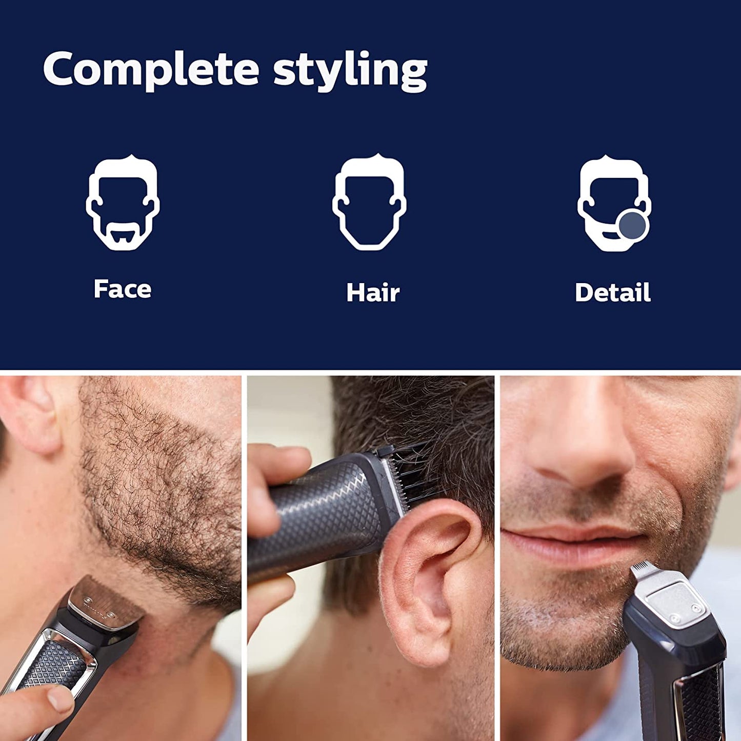 Philips Norelco Multi-groomer All-in-One Trimmer Series 3000, 13 Piece Men's Grooming Kit ll MG3750/60